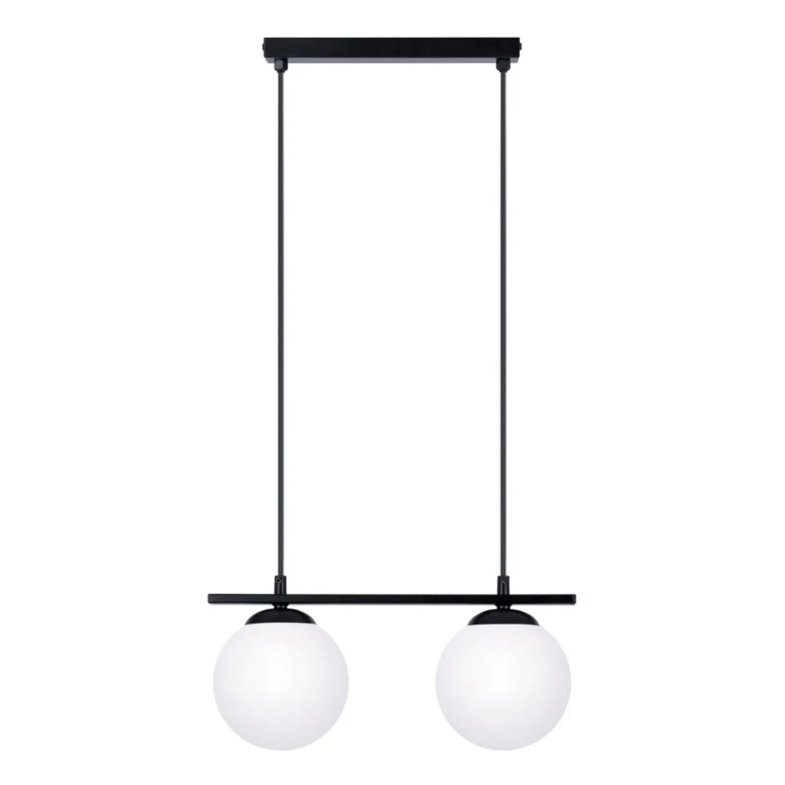 Outlet Podwójna, kulista lampa wisząca do jadalni ZM 1208 GLOBE | Kaja Żyrandole Nowoczesne