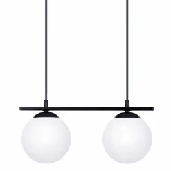 Outlet Podwójna, kulista lampa wisząca do jadalni ZM 1208 GLOBE | Kaja Żyrandole Nowoczesne