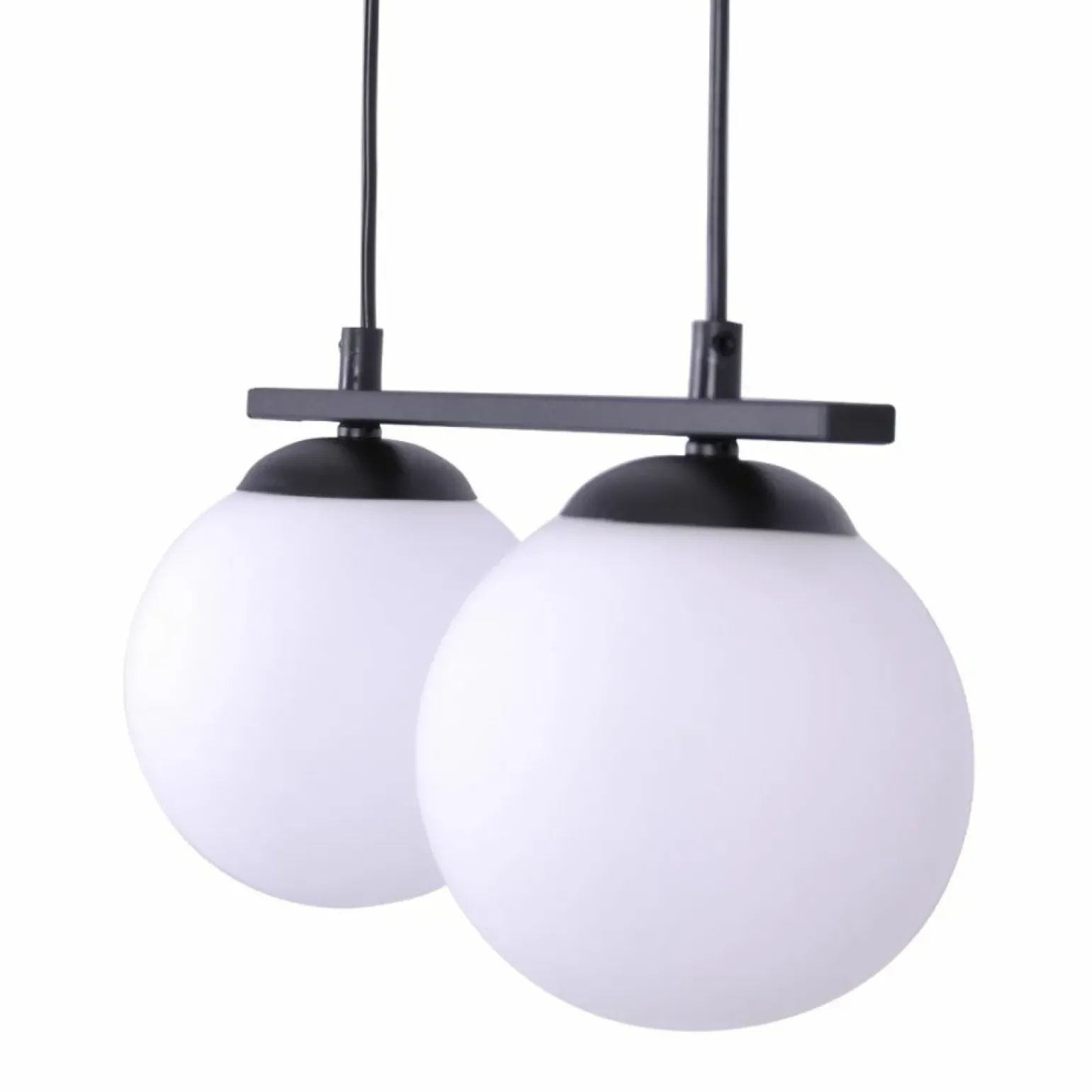 Outlet Podwójna, kulista lampa wisząca do jadalni ZM 1208 GLOBE | Kaja Żyrandole Nowoczesne