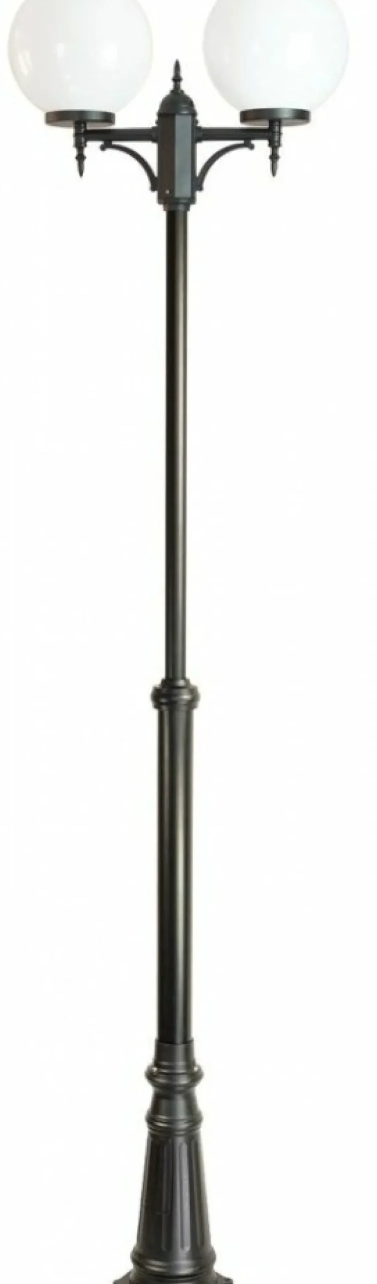 Sklep Kaja Podwójna lampa ogrodowa, latarnia OGMWN 2 300 z serii KULE CLASSIC | Kaja Oświet