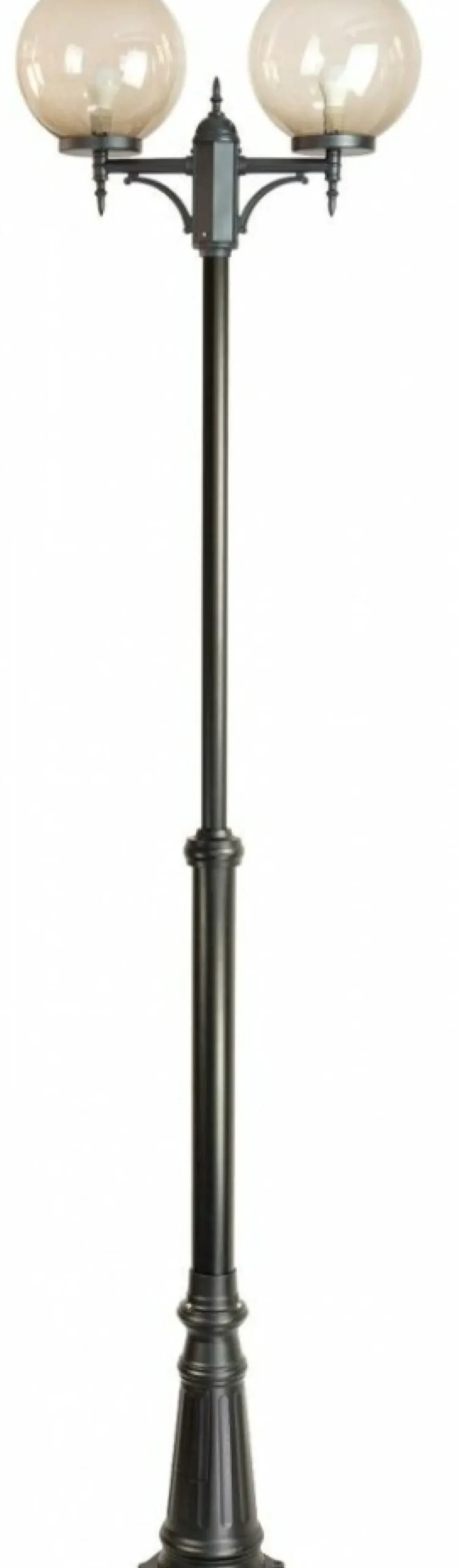 Sklep Kaja Podwójna lampa ogrodowa, latarnia OGMWN 2 300 z serii KULE CLASSIC | Kaja Oświet