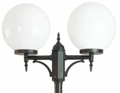 Sklep Kaja Podwójna lampa ogrodowa, latarnia OGMWN 2 300 z serii KULE CLASSIC | Kaja Oświet