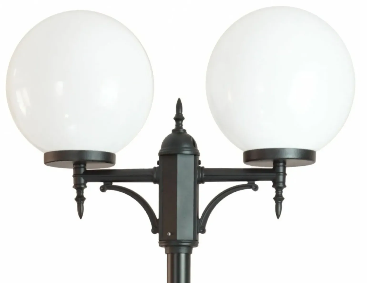 Sklep Kaja Podwójna lampa ogrodowa, latarnia OGMWN 2 300 z serii KULE CLASSIC | Kaja Oświet