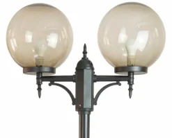 Sklep Kaja Podwójna lampa ogrodowa, latarnia OGMWN 2 300 z serii KULE CLASSIC | Kaja Oświet