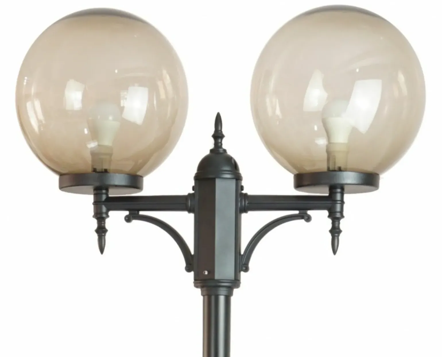 Sklep Kaja Podwójna lampa ogrodowa, latarnia OGMWN 2 300 z serii KULE CLASSIC | Kaja Oświet