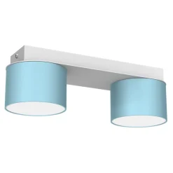 Flash Sale Podwójna lampa sufitowa, niebiesko-biała MLP7549 z serii DIXIE | Kaja Oświetleni Żyrandole Nowoczesne