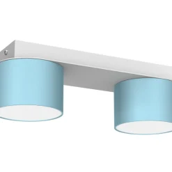 Flash Sale Podwójna lampa sufitowa, niebiesko-biała MLP7549 z serii DIXIE | Kaja Oświetleni Żyrandole Nowoczesne
