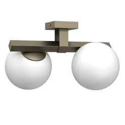 Sklep Kaja Podwójna lampa sufitowa z białymi kulami LX 4631 IDRIS | Kaja