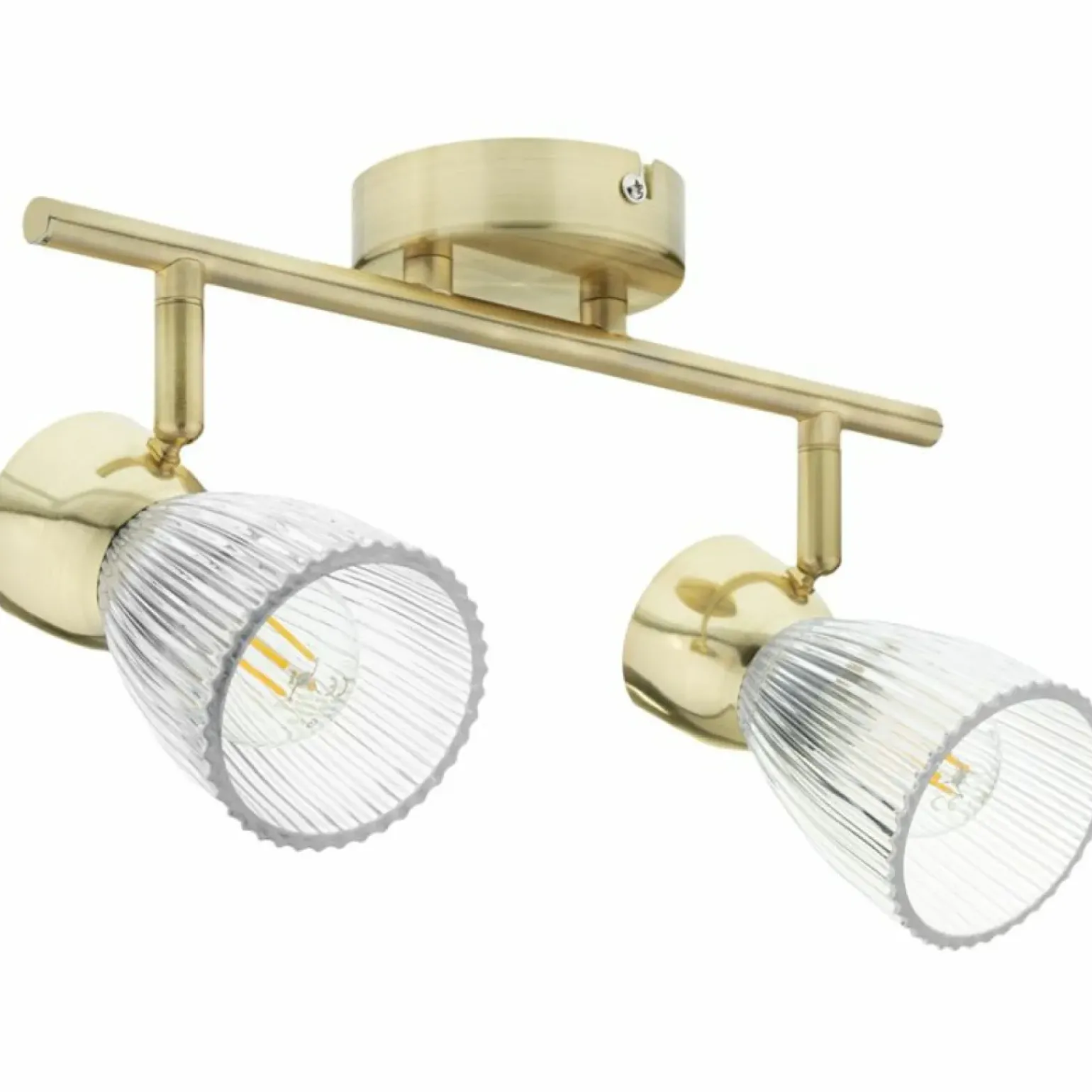 Best Sale Podwójna lampa sufitowa, złoty reflektor ML9975 BEST | Kaja Żyrandole Nowoczesne