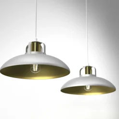 Outlet Podwójna lampa wisząca na listwie, duży gwint MLP7705 z serii FELIX | Kaja Oświe Żyrandole Nowoczesne