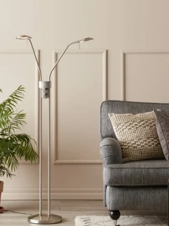 Sklep Kaja Podwójna ledowa lampa podłogowa do czytania 105583 | Kaja Oświetlenie