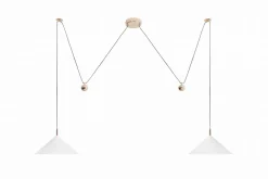 Store Podwójna, podwieszana lampa do jadalni MX P0506 VULCANO | Kaja Żyrandole Nowoczesne