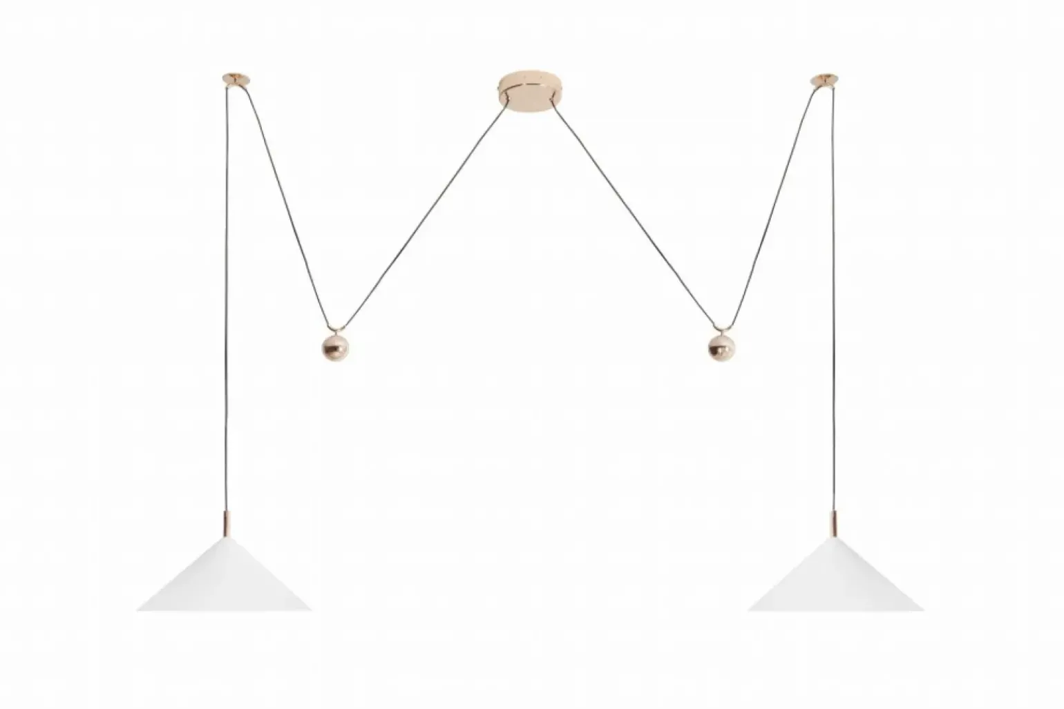 Store Podwójna, podwieszana lampa do jadalni MX P0506 VULCANO | Kaja Żyrandole Nowoczesne