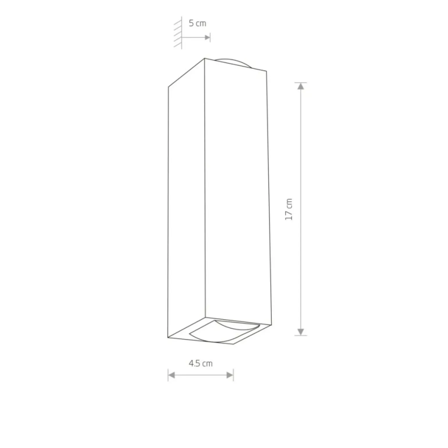 Sklep Kaja Podwójny, , ledowy kinkiet zewnętrzny 9112 | Kaja Oświetlenie