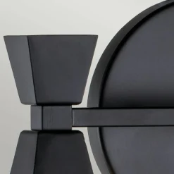 Sklep Kaja Podwójny kinkiet ścienny, czarny BOWTIE-2-MB z serii BOWTIE