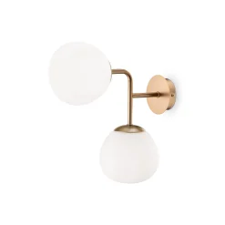 Sklep Kaja Podwójny kinkiet ścienny, na żarówki E14 MOD221WL-02G z serii ERICH