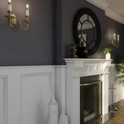 Sklep Kaja Podwójny kinkiet ścienny, świecznik HK-CAMBRIDGE2 z serii CAMBRIDGE