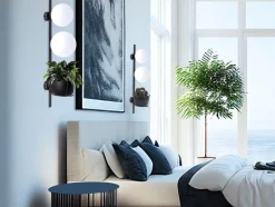 Sklep Kaja Podwójny kinkiet ścienny z miejscem na kwiatka 5002 z serii PLANT