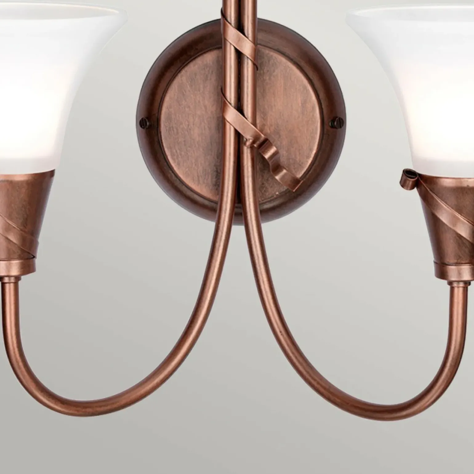 Sklep Kaja Podwójny kinkiet, patynowana miedź EM2-COPPER z serii EMILY