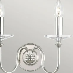 Sklep Kaja Podwójny kinkiet, polerowany FP2-POL-NICKEL z serii FINSBURY PARK