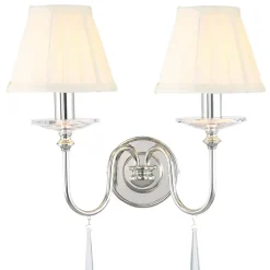 Sklep Kaja Podwójny kinkiet, polerowany FP2-POL-NICKEL z serii FINSBURY PARK