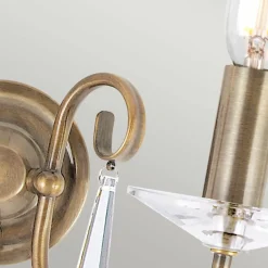 Sklep Kaja Podwójny kinkiet, postarzany mosiądz AG2-AGED-BRASS z serii AEGEAN