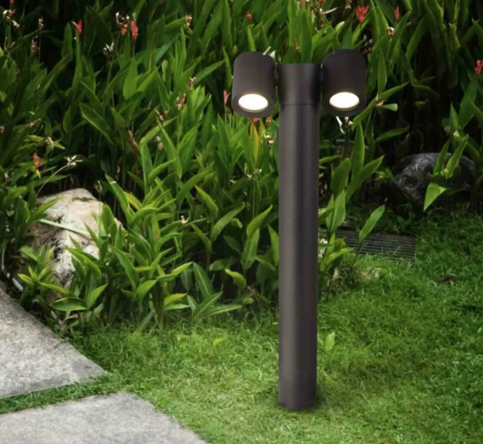 Sklep Kaja Podwójny, ogrodowy reflektor O010FL-02B WALL STREET | Kaja Oświetlenie