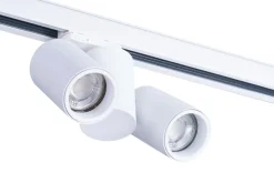 Sklep Kaja Podwójny reflektor do szyny 3-fazowej AZ4442 MEGARA | Kaja Oświetlenie