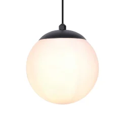 Best Sale Pojedyncza lampa czarna wisząca klosz 14 cm K-4920 | Kaja Oświetlenie Żyrandole Nowoczesne