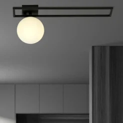 Store Pojedyncza lampa sufitowa z metalową ramką 1130/1C IMAGO | Kaja Żyrandole Nowoczesne