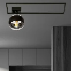 Hot Pojedyncza lampa sufitowa z czarną ramką 1132/1A IMAGO | Kaja Żyrandole Nowoczesne