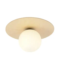 Best Pojedyncza lampa sufitowa z białym kloszem 1142/1B KENZO | Kaja Żyrandole Nowoczesne
