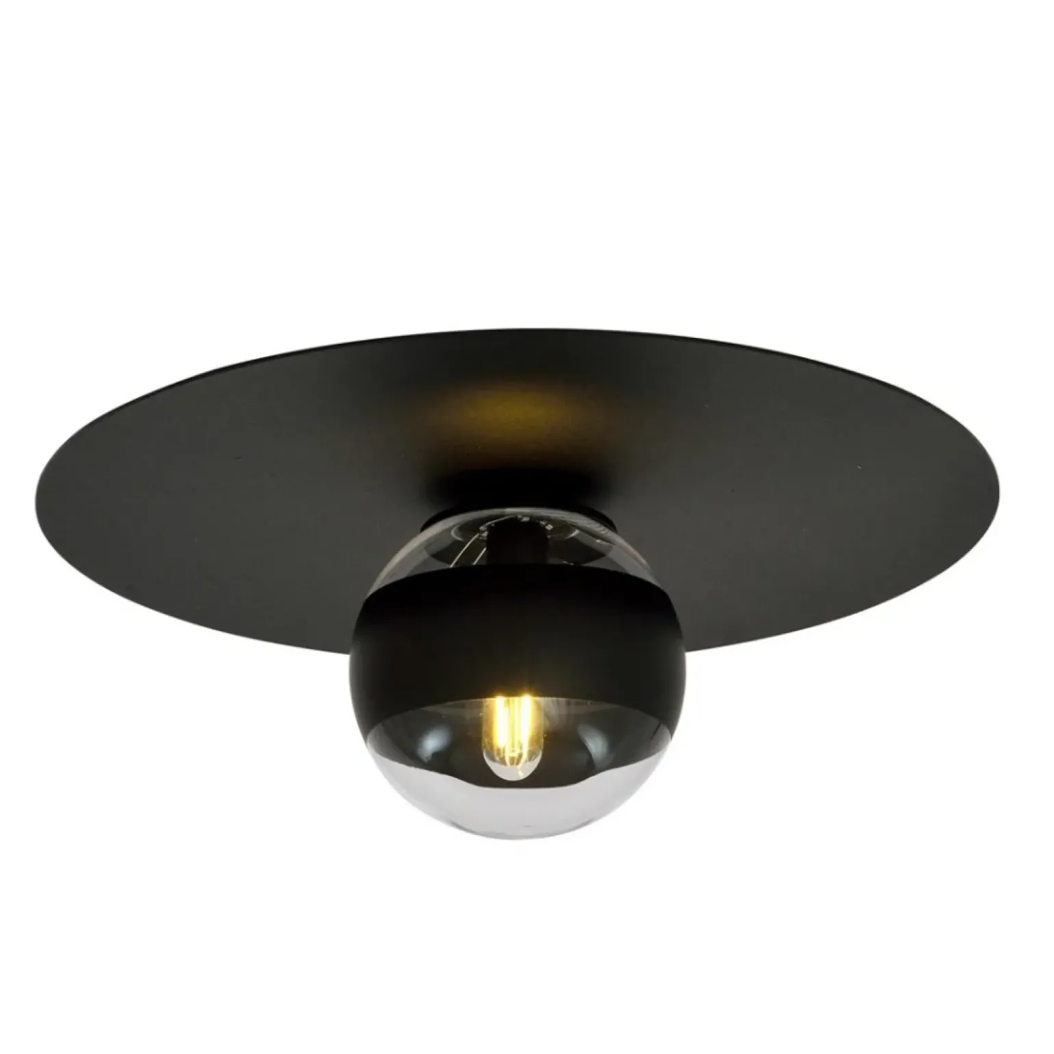 Online Pojedyncza lampa sufitowa z ozdobnym kloszem 1129/1 SOLAR | Kaja Żyrandole Nowoczesne