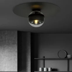 Online Pojedyncza lampa sufitowa z ozdobnym kloszem 1129/1 SOLAR | Kaja Żyrandole Nowoczesne