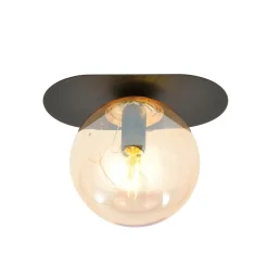 Sklep Kaja Pojedyncza lampa sufitowa z ciepłym kloszem 1120/1 PLAZA | Kaja