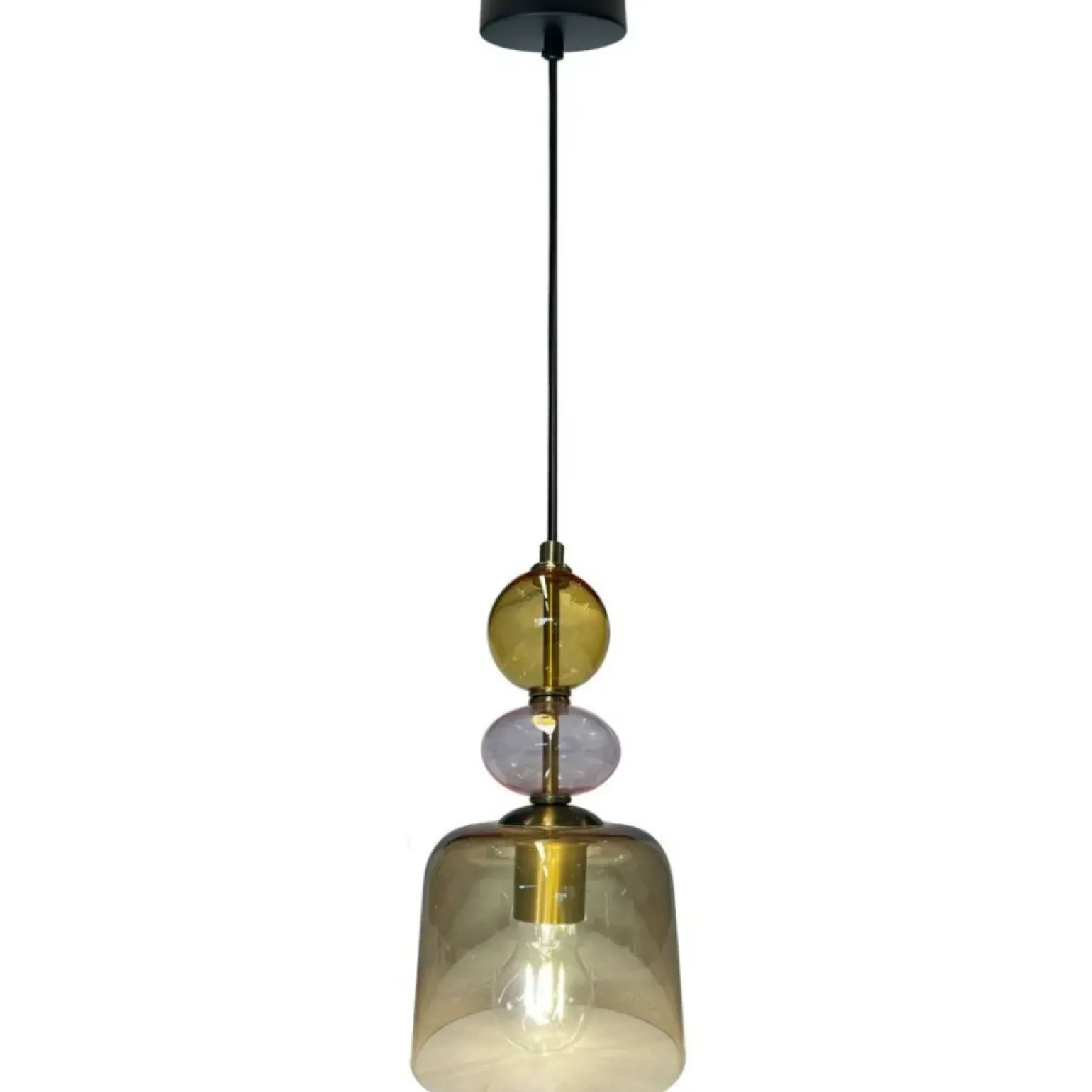 Hot Pojedyncza lampa w kolorach ziemi LP-2004/1P S AM TROPEA | Kaja Żyrandole Nowoczesne