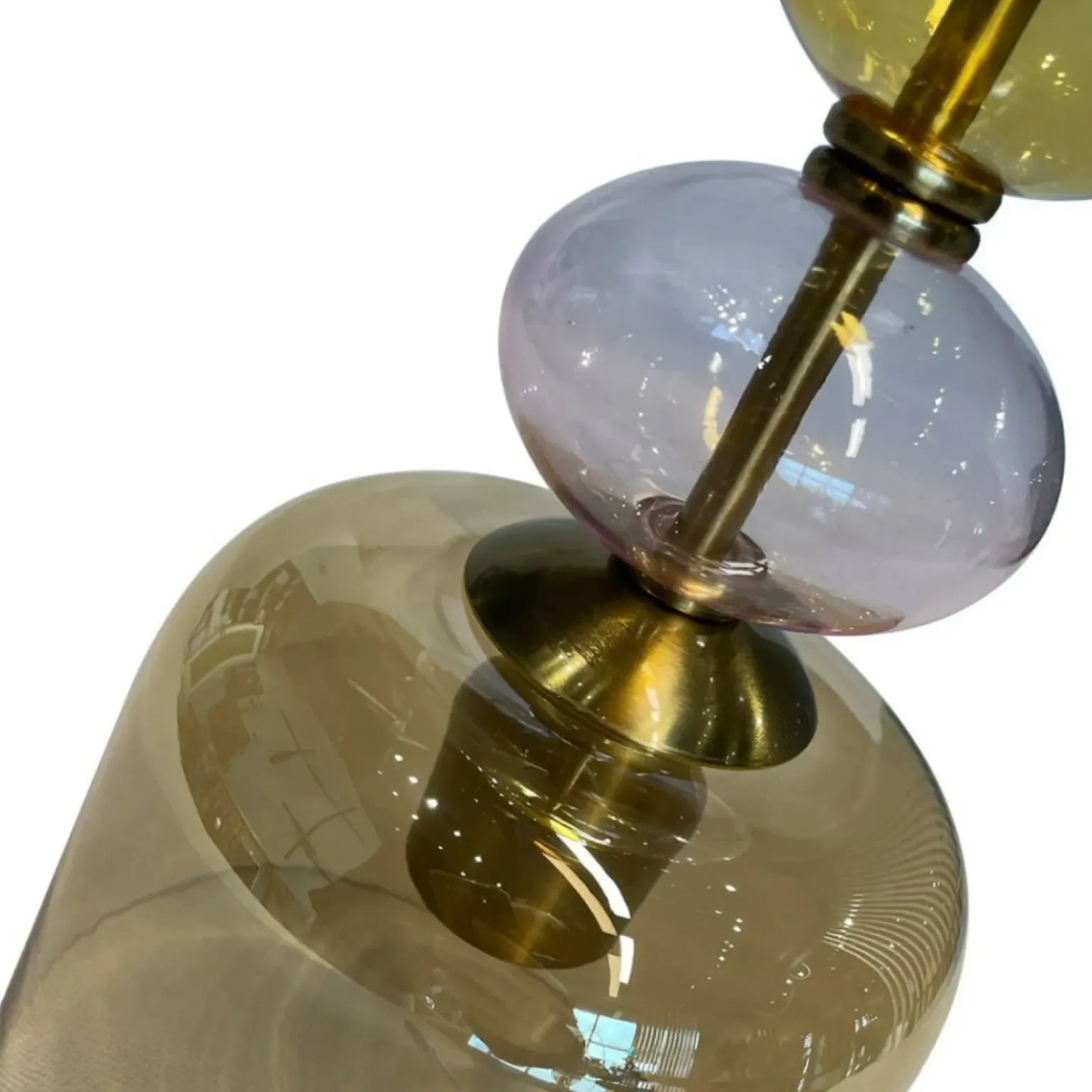 Hot Pojedyncza lampa w kolorach ziemi LP-2004/1P S AM TROPEA | Kaja Żyrandole Nowoczesne