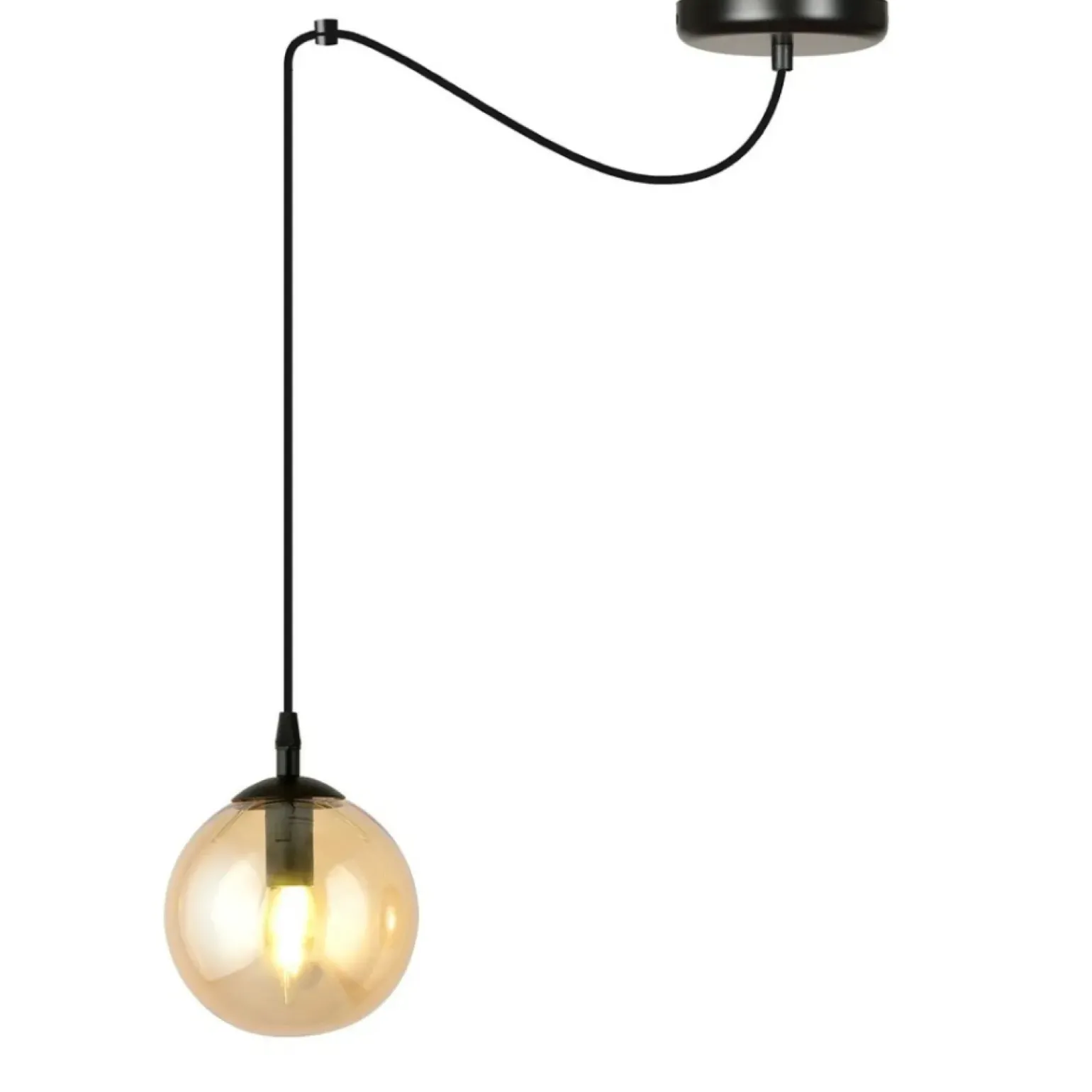 Online Pojedyncza lampa wisząca w kolorze miodowym 938/1 | Kaja Oświetlenie Żyrandole Nowoczesne