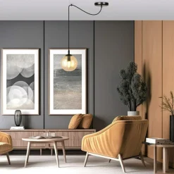 Online Pojedyncza lampa wisząca w kolorze miodowym 938/1 | Kaja Oświetlenie Żyrandole Nowoczesne