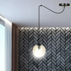 Online Pojedyncza lampa wisząca w kolorze miodowym 938/1 | Kaja Oświetlenie Żyrandole Nowoczesne