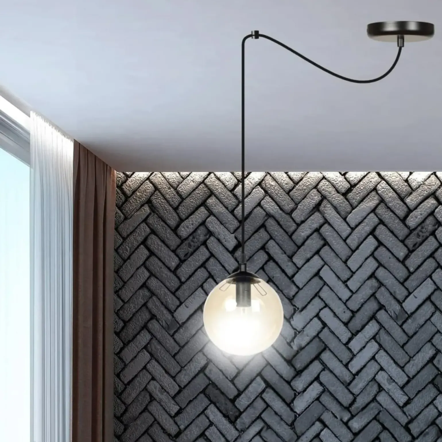 Online Pojedyncza lampa wisząca w kolorze miodowym 938/1 | Kaja Oświetlenie Żyrandole Nowoczesne