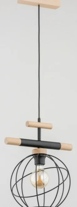 Clearance Pojedyncza lampa wisząca z drucianym kloszem AL 60970 | Kaja Żyrandole Nowoczesne
