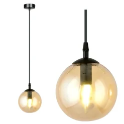 Flash Sale Pojedyncza lampa wisząca z miodowym kloszem 713/1 | Kaja Oświetlenie Żyrandole Nowoczesne