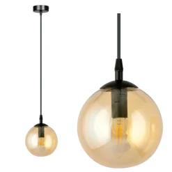 Flash Sale Pojedyncza lampa wisząca z miodowym kloszem 713/1 | Kaja Oświetlenie Żyrandole Nowoczesne