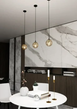 Flash Sale Pojedyncza lampa wisząca z miodowym kloszem 713/1 | Kaja Oświetlenie Żyrandole Nowoczesne