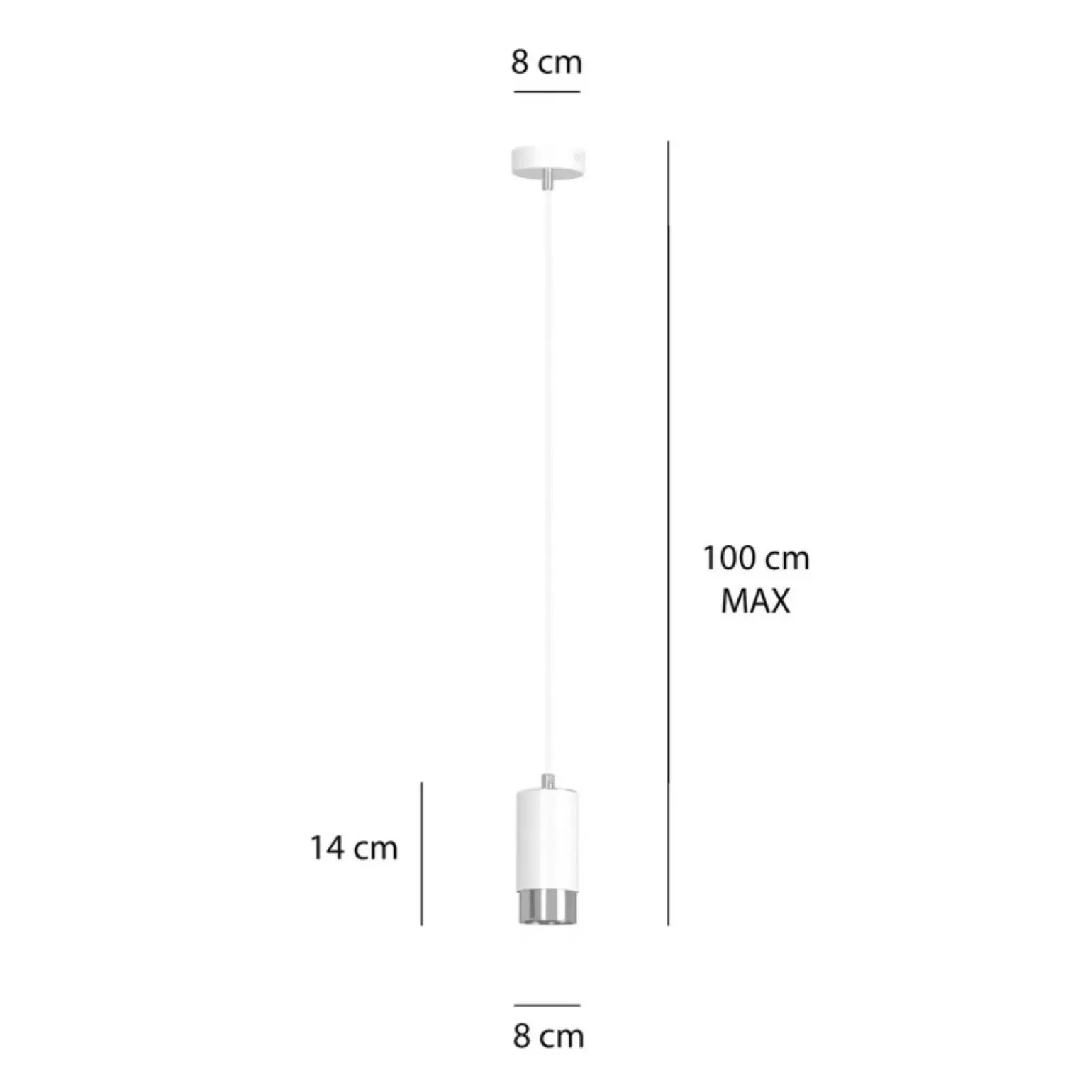 Fashion Pojedyncza lampa wisząca ze srebrnym zdobieniem 814/1 | Kaja Żyrandole Nowoczesne