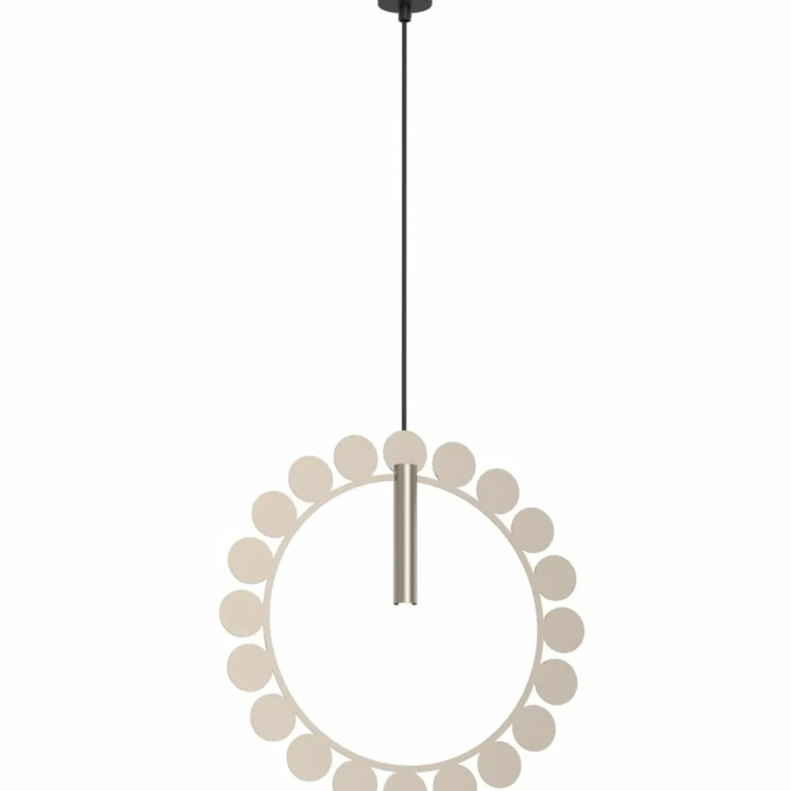 Best Pojedyncza lampa wisząca z ozdobną obręczą ANT 5061 NO. O | Kaja Żyrandole Nowoczesne