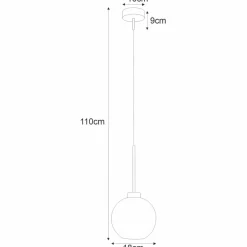 Sale Pojedyncza lampa wisząca z perłowym kloszem K-4878 z serii ALDAR Żyrandole Nowoczesne