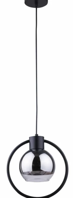 Sale Pojedyncza lampa wisząca z lustrzanym kloszem SIG 31893 z serii LINDA Żyrandole Nowoczesne