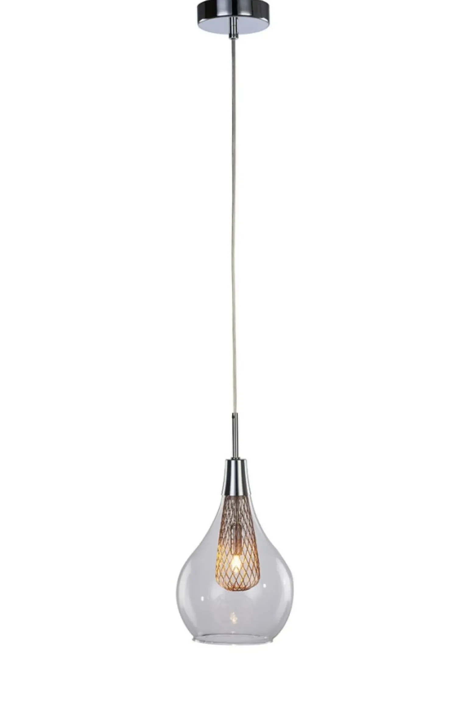 New Pojedyncza, minimalistyczna lampa wisząca AZ1687 ELEKTRA | Kaja Żyrandole Nowoczesne